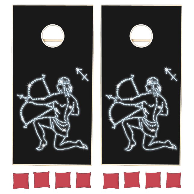 Sagittarius Zodiac Astrology Sign Cornhole Set (Set)