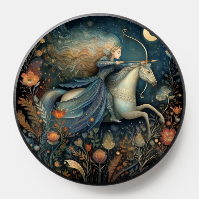 Sagittarius Zodiac Birth Sign Astrology Celestial PopSocket (Popsocket)