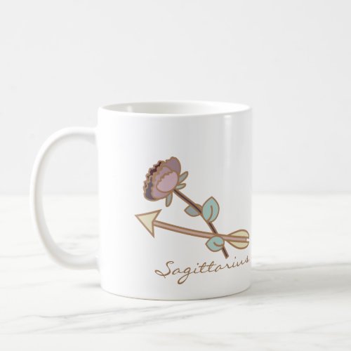 Sagittarius Zodiac Boho Coffee Mug