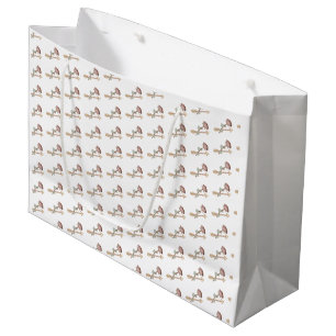 Sagittarius Zodiac Boho  Large Gift Bag