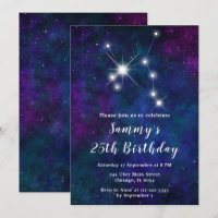 Sagittarius Zodiac Constellation Birthday Party