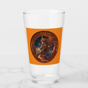 Sagittarius Zodiac Customizable Dated Beer Glass