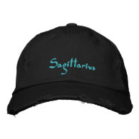 Sagittarius Zodiac Embroidered Cap / Hat Embroidered Baseball Caps