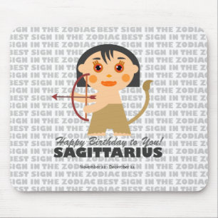 Sagittarius Zodiac for kids Mouse Pad