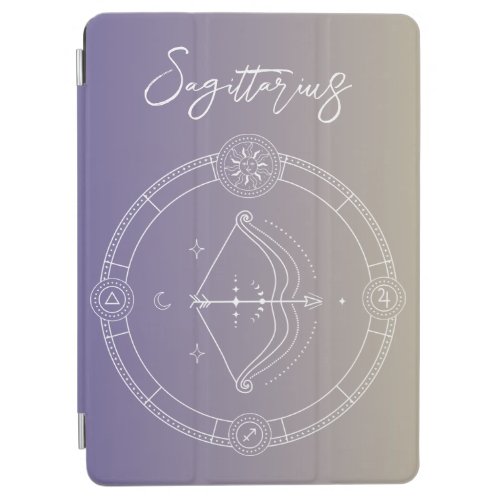 Sagittarius zodiac horoscope star sign gradient iPad air cover