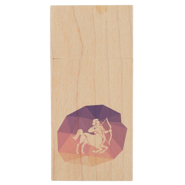 Sagittarius zodiac modern USB 16GB flash drive (Front Vertical)