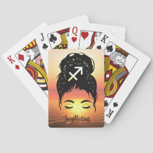 Sagittarius Zodiac Poker Cards
