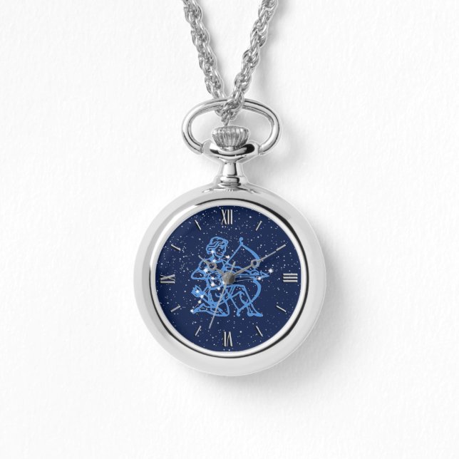 Sagittarius Zodiac Sign and Constellation Watch (Front)