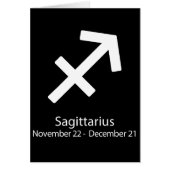 Sagittarius Zodiac sign Astrology (Front)