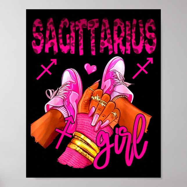 Sagittarius Zodiac Sign Birthday Queens Horoscope  (Front)