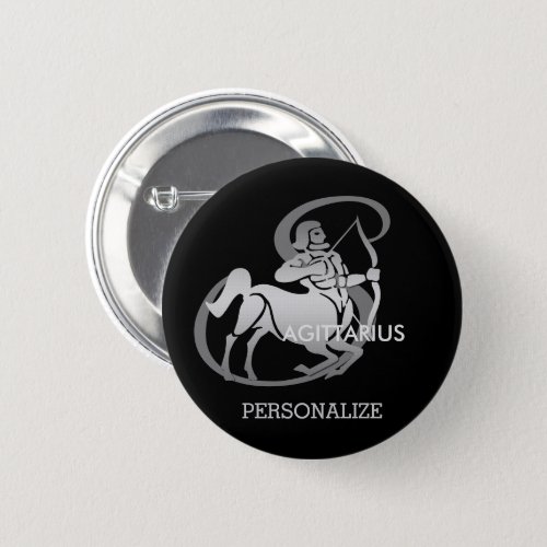 Sagittarius _ Zodiac Sign  Button