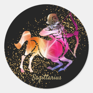 Sagittarius - Zodiac Sign Classic Round Sticker