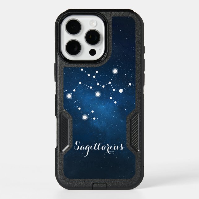 Sagittarius Zodiac Sign Constellation Otterbox iPhone Case (Back)