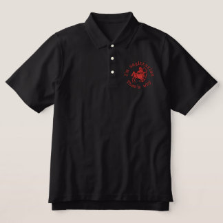 Sagittarius Zodiac Sign Embroidery Nov 22 - Dec 21 Embroidered Polo Shirt
