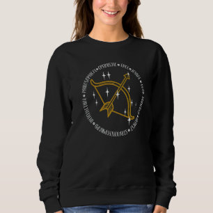 Sagittarius Zodiac Sign Good Qualities Sweatshirt