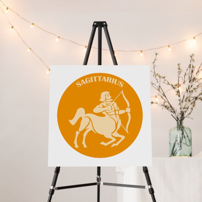 Sagittarius, Zodiac Sign, Horoscope, Astrology Foam Board (In Situ (Stand))