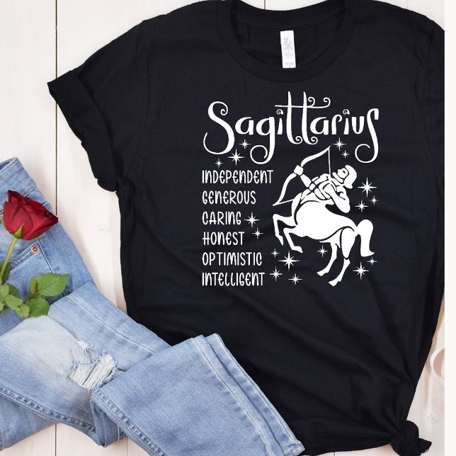 Sagittarius Zodiac Sign Horoscope  Traits T-Shirt (Creator Uploaded)