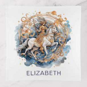 Sagittarius Zodiac Sign Horoscope Trinket Tray