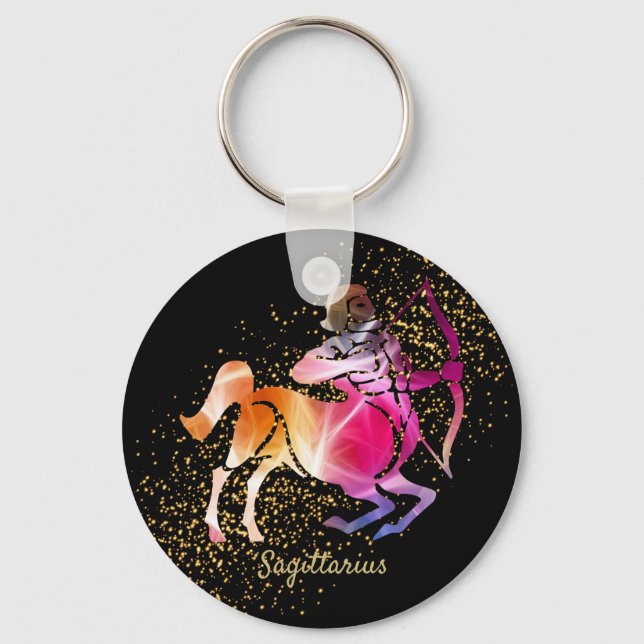Sagittarius - Zodiac Sign Keychain (Front)