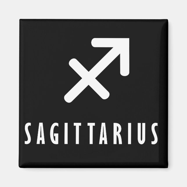 Sagittarius zodiac sign magnet (Front)