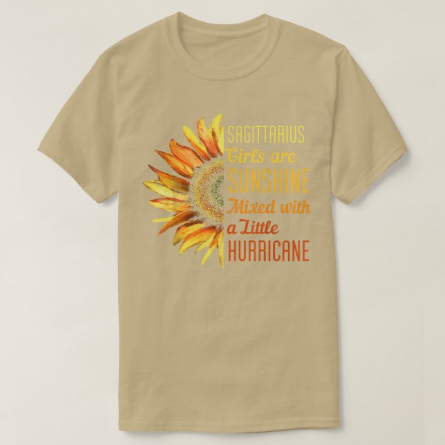 Sagittarius Zodiac Sign November December Birthday T-Shirt (Design Front)