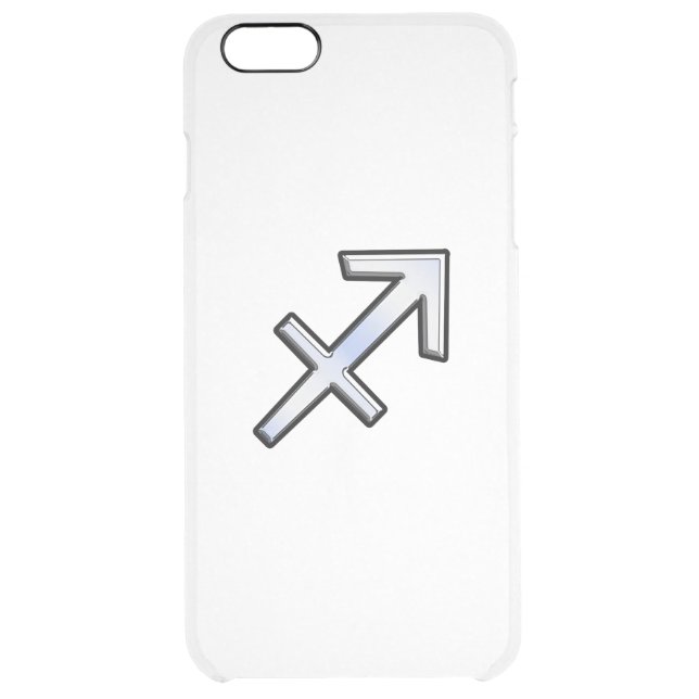 Sagittarius Zodiac Sign on black snake skin Uncommon iPhone Case (Back)