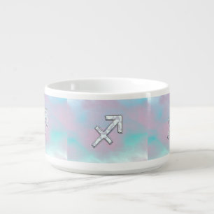 Sagittarius Zodiac Sign on Mother of Pearl Style Bowl