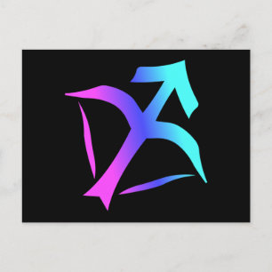 Sagittarius Zodiac Sign Postcard