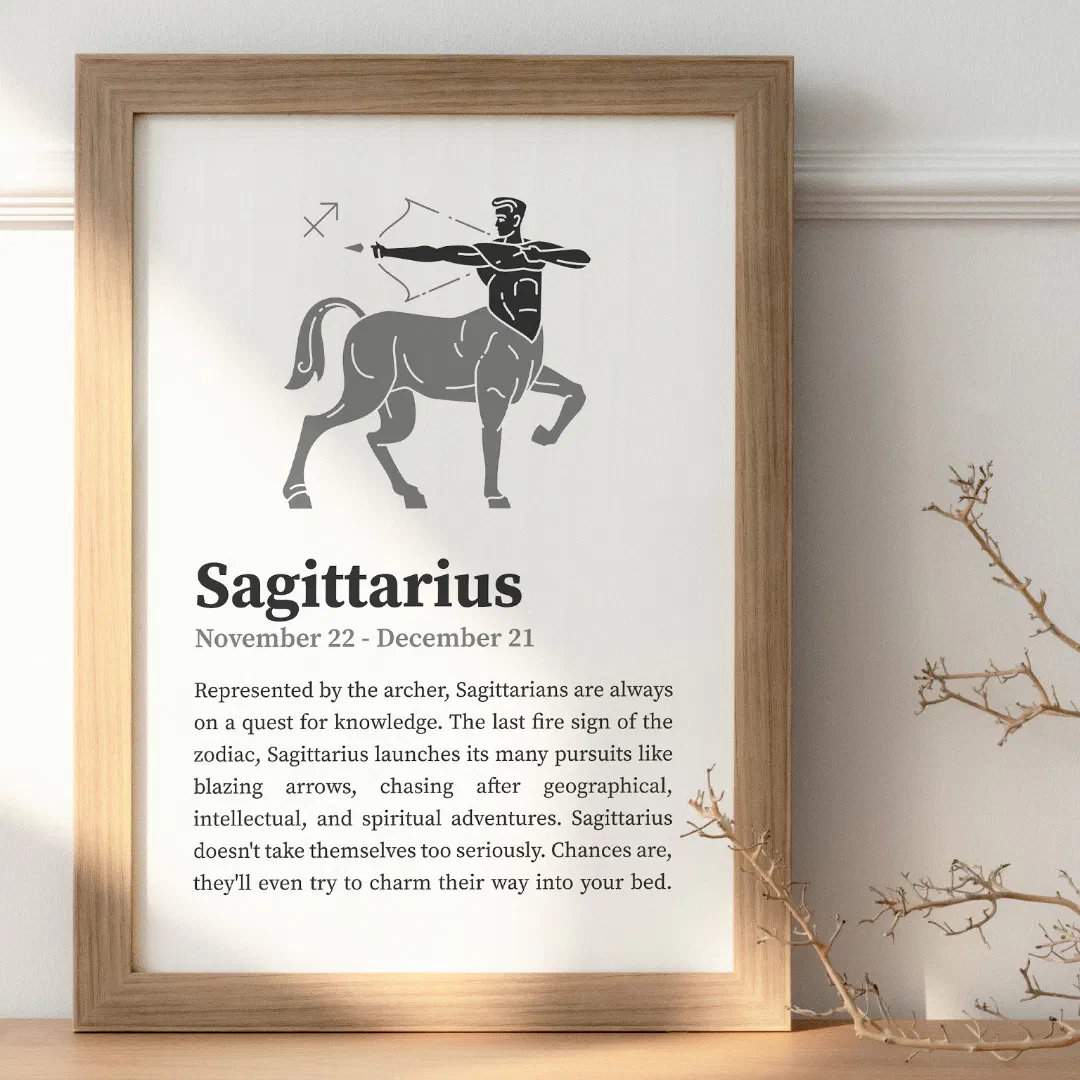 Sagittarius Zodiac Sign poster
