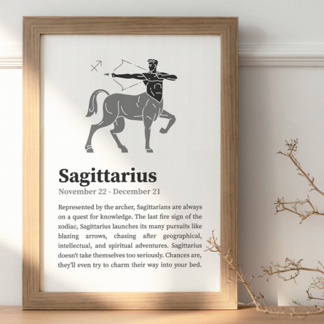 Sagittarius Zodiac Sign poster (Creator Uploaded)
