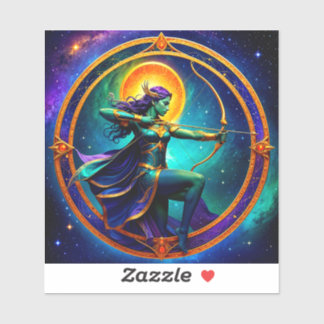 Sagittarius Zodiac Stickers, Celestial Zodiac Sticker