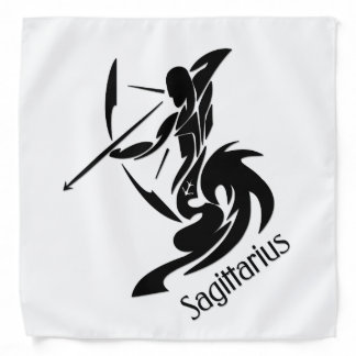 Sagittarius Zodiac Symbol and Sign Bandana