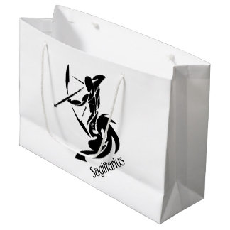 Sagittarius Zodiac Symbol and Sign Large Gift Bag