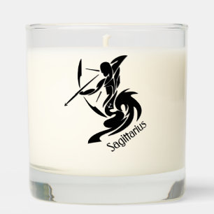 Sagittarius Zodiac Symbol and Sign Scented Candle