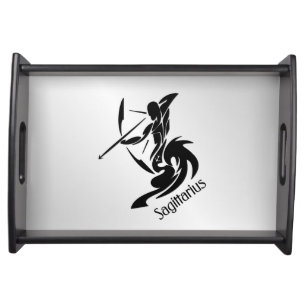 Sagittarius Zodiac Symbol and Sign Serving Tray