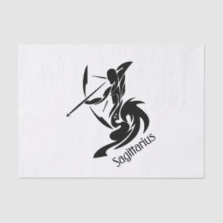 Sagittarius Zodiac Symbol and Sign Tissue Paper