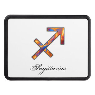 Sagittarius Zodiac Symbol Element by K Yoncich Trailer Hitch Cover