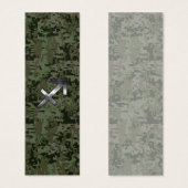 Sagittarius Zodiac Symbol on Woodland Digital Camo (Front & Back)