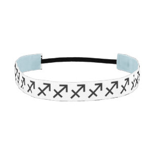 Sagittarius Zodiac Symbol Standard by K Yoncich Athletic Headband