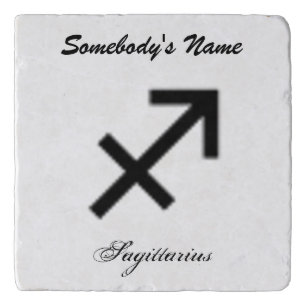 Sagittarius Zodiac Symbol Standard by K Yoncich Trivet