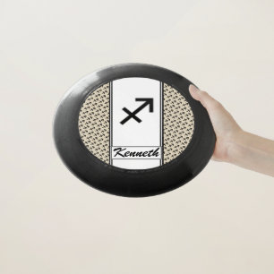 Sagittarius Zodiac Symbol Standard by K Yoncich Wham-O Frisbee