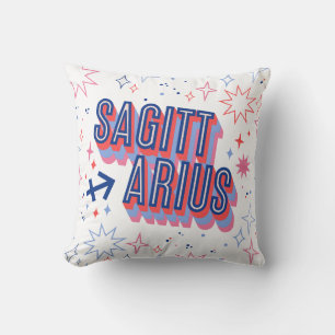 Sagittarius Zodiac Throw Pillow