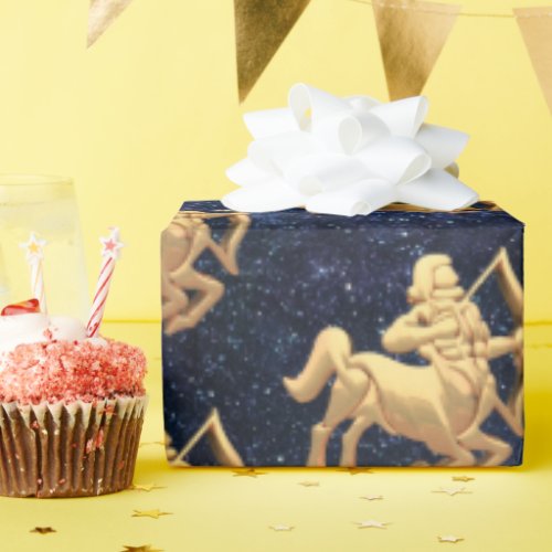 Sagittarius Zodiac Wrapping Paper