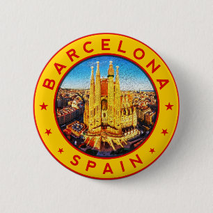 Sagrada Familia Barcelona  Button