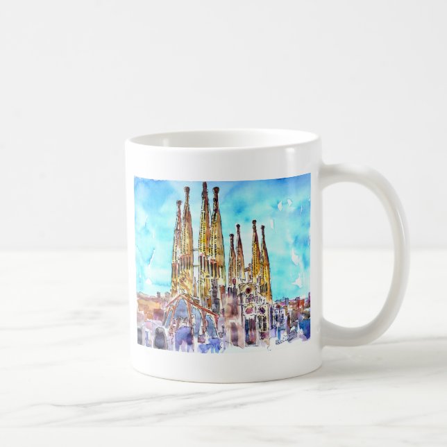 Sagrada Familia Barcelona Coffee Mug (Right)