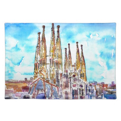 Sagrada Familia Barcelona Placemat