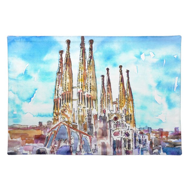 Sagrada Familia Barcelona Placemat (Front)