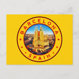 Sagrada Familia Barcelona Postcard