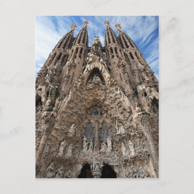 Sagrada Familia Barcelona Postcard (Front)