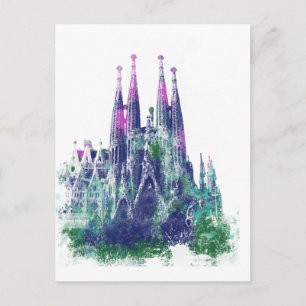 Sagrada Familia Barcelona Postcard